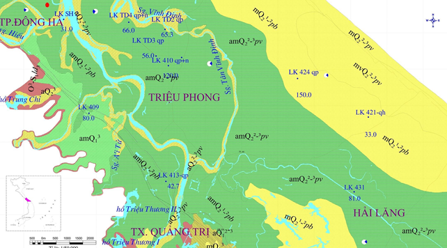 * Đặc tính xây dựng của các thành tạo trầm tích có ảnh hưởng đến độ ổn định nền móng Thành cổ Quảng Trị và các công trình trong khu vực lân cận